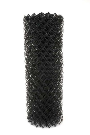50 Ft 4 foot tall Black vinyl chain-link mesh 9x2